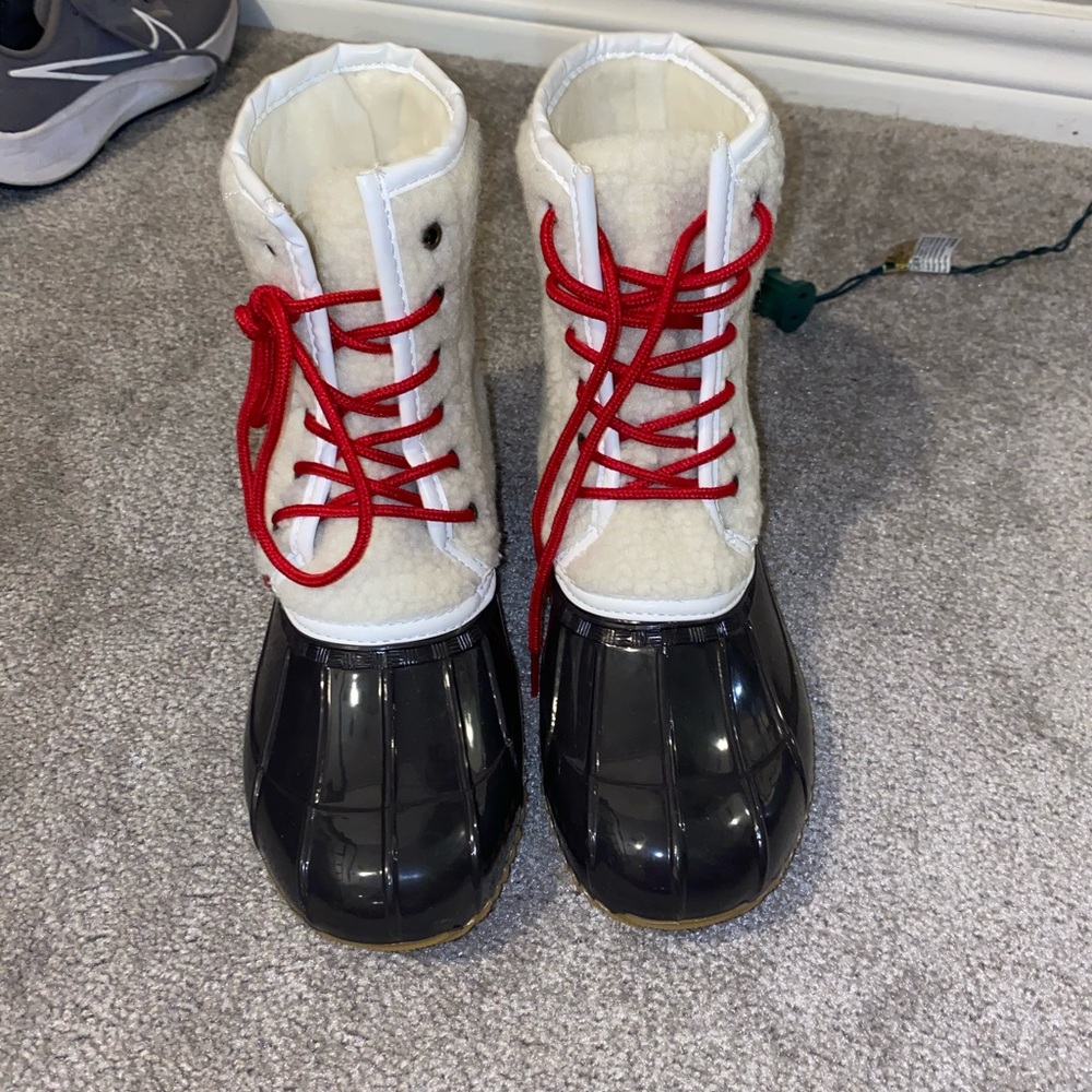 Faux Fur Duck Boots